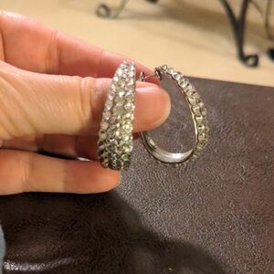 Elegant Silver Hoop Earrings
